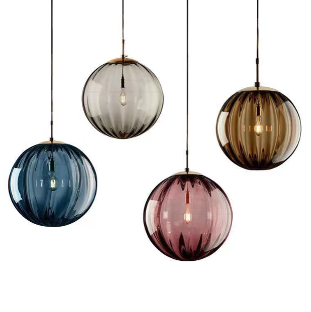 Clear Glass Ball Pendant Lamp Hanging Lamp