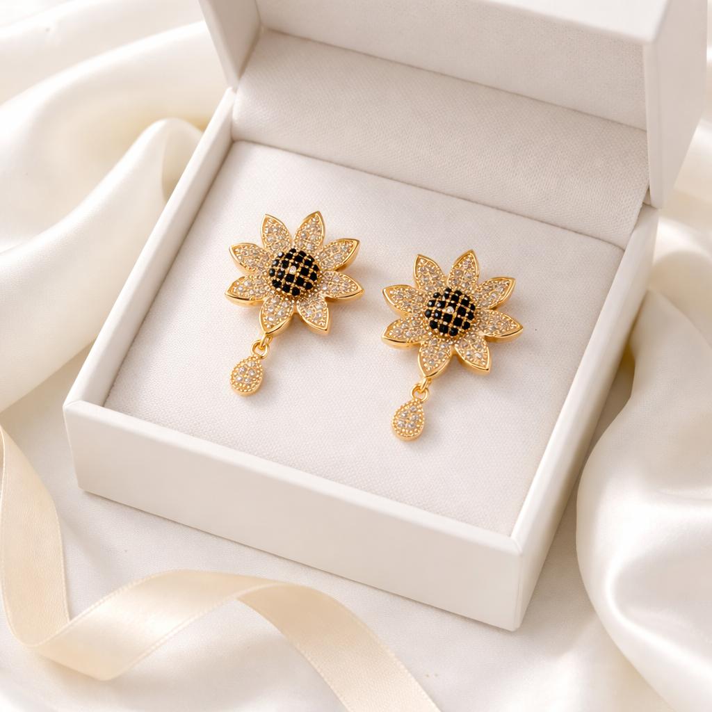 Artificial Zircon Earring